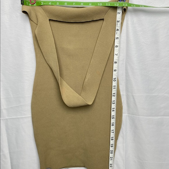 NBD Revolve Taupe Halter Dress - Picture 5 of 8